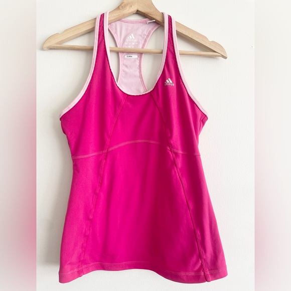 Adidas Hot Pink Climalite Tank Top - Picture 1 of 5
